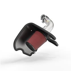 Air Intake, Typhoon, 69 Series, Aluminum Tube, Silver, Cotton Gauze Filter, Oiled, Red, Chevy, Cruze, 1.4L, Kit
