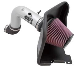 Air Intake, Typhoon, 69 Series, Aluminum Tube, Silver, Cotton Gauze Filter, Oiled, Red, for Kia, for Hyundai, L4, Kit