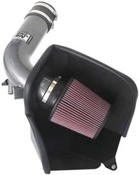 Air Intake, Typhoon, 69 Series, Aluminum Tube, Gray, Cotton Gauze Filter, Oiled, Red, for Hyundai, Santa Cruz, Santa Fe, for Kia, Sorento, 2.5L, Kit