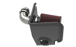 Air Intake, Typhoon, 69 Series, Aluminum Tube, Gunmetal Gray, Cotton Gauze Filter, Oiled, Red, Mazda, 3, 2.5L, Kit