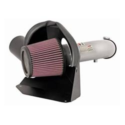 Air Intake, Typhoon, 69 Series, Aluminum Tube, Silver, Cotton Gauze Filter, Oiled, Red, for Nissan, Altima, 2.5L, Kit