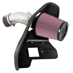 Air Intake, Typhoon, 69 Series, Aluminum Tube, Silver, Cotton Gauze Filter, Oiled, Red, Toyota, Aurion, Avalon, Camry, Venza, 3.5L, Kit