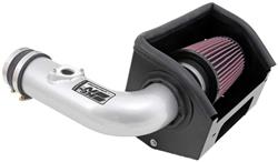 Air Intake, Typhoon, 69 Series, Aluminum Tube, Silver, Cotton Gauze Filter, Oiled, Red, Subaru, Scion, Toyota, L4, Kit