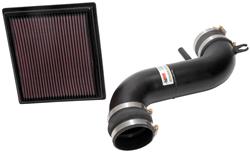 Air Intake, Typhoon, 69 Series, Aluminum Tube, Textured Black, Cotton Gauze Filter, Oiled, Red, Lexus, ES350, Toyota, Avalon, Camry, 3.5L, Kit