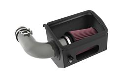 Air Intake, Typhoon, 69 Series, Aluminum Tube, Gunmetal Gray, Cotton Gauze Filter, Oiled, Red, Subaru, BRZ, Toyota, GR86, 2.4L, Kit