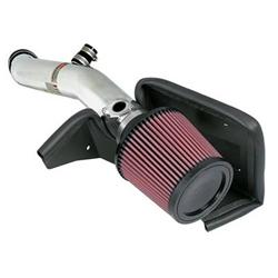 Air Intake, Typhoon, 69 Series, Aluminum Tube, Polished, Cotton Gauze Filter, Oiled, Red, Lexus, GS350, 3.5L, Kit