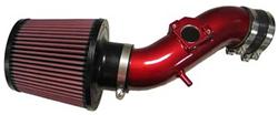 Air Intake, Typhoon, 69 Series, Aluminum Tube, Red, Cotton Gauze Filter, Oiled, Red, Toyota, Corolla, 1.8L, Kit