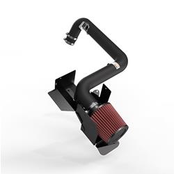 Air Intake, Typhoon, 69 Series, Aluminum Tube, Polished, Cotton Gauze Filter, Oiled, Red, Audi, Seat, Skoda, Volskwagen, 2.0L, Kit