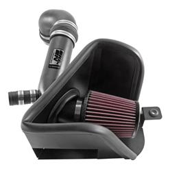 Air Intake, Typhoon, 69 Series, Aluminum Tube, Black, Cotton Gauze Filter, Oiled, Red, Audi, A3, S3, Q3, Volkswagen, Golf, GTi, Jetta, 2.0L, Kit