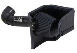 Air Intake, Blackhawk Cold Air, Aluminum Tube, Black, Synthetic Filter, Dry, Black, Chrysler, 300, Dodge, Challenger, Charger, Magnum, 5.7L, Kit