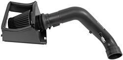 Air Intake, Blackhawk Cold Air, Aluminum Tube, Black, Synthetic Filter, Dry, Black, Ford, V8, Kit