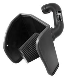 Air Intake, Blackhawk Cold Air, Aluminum Tube, Black, Synthetic Filter, Dry, Black, Chevy, Colorado, GMC, Canyon, 3.6L, Kit