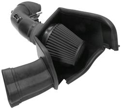 Air Intake, Blackhawk Cold Air, Aluminum Tube, Black, Synthetic Filter, Dry, Black, Ford, Mustang GT, 5.0L, Kit