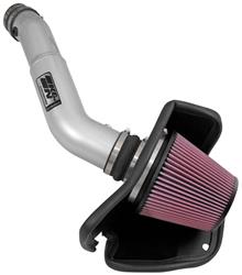 Air Intake, High-Flow, 77 Series, Aluminum Tube, Silver, Cotton Gauze Filter, Oiled, Red, Dodge, Durango, Jeep, Grand Cherokee, 3.6L, Kit