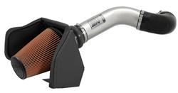 Air Intake, High-Flow, 77 Series, Aluminum Tube, Polished, Cotton Gauze Filter, Oiled, Red, Chevy, GMC, 1500, 4.8L, 5.3L, Kit