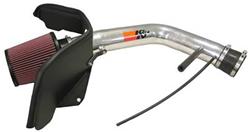 Air Intake, High-Flow, 77 Series, Aluminum Tube, Polished, Cotton Gauze Filter, Oiled, Red, Chevy, GMC, Oldsmobile, SUV, 4.2L, Kit