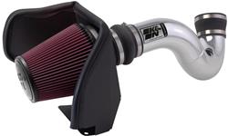 Air Intake, High-Flow, 77 Series, Aluminum Tube, Polished, Cotton Gauze Filter, Oiled, Red, Cadillac, Chevy, GMC, Trucks, SUV, 4.8L, 5.3L, 6.0L, Kit