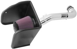 Air Intake, High-Flow, 77 Series, Aluminum Tube, Polished, Cotton Gauze Filter, Oiled, Red, Chevy, Colorado, GMC, Canyon, 3.6L, Kit