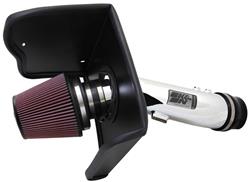 Air Intake, High-Flow, 77 Series, Aluminum Tube, Polished, Cotton Gauze Filter, Oiled, Red, Toyota, Sequoia, Tundra, 5.7L, Kit