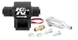 Fuel Pump, In-Line, Electric, 12 Volt, External Mount, 10 psi, 34 gph, 0.31 in. Hose Barb Inlet and Outlet, Fuel Filter Included, Each