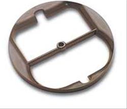 Carburetor Stubstack, Polyurethane, Black, 1.69 in. Tall, 5.13 in. Diameter, fits Holley Series, 4150, 4160, Square Bore, with Milled Air Horn, Each