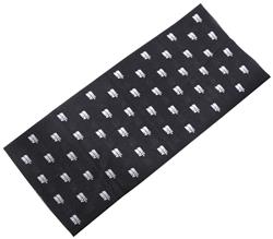 Neck Gaiter, Synthetic Wicking Material, Black, White K&N Logo, One Size Fits All, Each