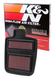 Air Filter Element, Powersports, Oiled, Cotton Gauze, Red, Panel, 10.63 in. Long, 7.63 in. Wide, 0.69 in. Tall, Arctic Cat, Each