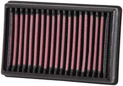 Air Filter Element, Powersports, Oiled, Cotton Gauze, Red, Panel, 6.75 in. Long, 4.5 in. Wide, 1.5 in Tall, BMW, 1170cc, 1254cc, Each
