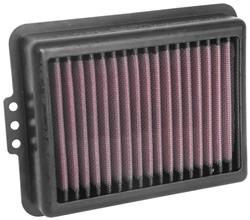 Air Filter Element, Powersports, Oiled, Cotton Gauze, Red, Panel, 1.31 in. Tall, 6.94 in. Long, 5.13 in. Wide, BMW, 853cc, 895cc, Each