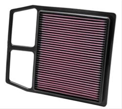 Air Filter Element, Powersports, Oiled, Cotton Gauze, Red, Panel, 1.06 in. Tall, 13 in. Long, 10.5 in. Wide, Can-Am, Commander, 800cc, 976cc, Each