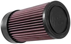 Air Filter Element, Powersports, Oiled, Cotton Gauze, Red, Round, 5.13 in. Diameter, 9.69 in. Tall, Can-Am, Commander, Defender, Maverick, Each