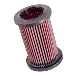 Air Filter Element, Powersports, Oiled, Cotton Gauze, Red, Round, 3.5 in. Diameter, 5.5 in. Tall, Ducati, Hypermotard, Monster, Scrambler, Each