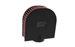 Air Filter Element, High-Flow, Oiled, Cotton Gauze, Red, Unique, 3 in. Tall, 8.63 in. Long, 8.06 in. Wide, Genesis, GV80, 3.5L, Each