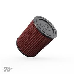 Air Filter Element, High-Flow, Oiled, Cotton Gauze, Red, Round, 5.8 in. Diameter, 7.3 in. Tall, Buick, Chevy, GMC, Isuzu, Oldsmobile, Saab, Each