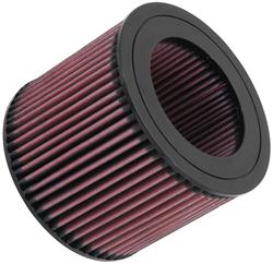 Air Filter Element, High-Flow, Oiled, Cotton Gauze, Red, Round, 6.88 in. OD, 5.63 in. Tall, Toyota, Land Cruiser, 3.0L, 3.4L, 3.6L, 3.9L, 4.0L, Each