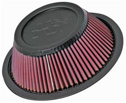 Air Filter Element, High-Flow, Oiled, Cotton Gauze, Red, Conical, 8.81 in. OD, 3.13 in. Tall, Holden, Isuzu, Toyota, 1.6-3.0L, Each