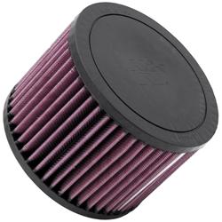 Air Filter Element, High-Flow, Oiled, Cotton Gauze, Red, Round, 6 in. Diameter, 4.25 in. Tall, Audi, A6, S6, 5.5L, Each