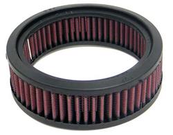 Air Filter Element, High-Flow, Oiled, Cotton Gauze, Red, Round, 6.00 in. Outside Diameter, 4.63 in. Inside Diameter, 2.06 in. Tall, Universal, Each