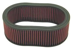 Air Filter Element, High-Flow, Oiled, Cotton Gauze, Red, Oval, 11.50 in. Outside Diameter, 8.13 in. Inside Diameter, 4.00 in. Tall, Universal, Each