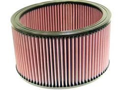 Air Filter Element, High-Flow, Oiled, Cotton Gauze, Red, Round, 11.00 in. Outside Diameter, 9.25 in. Inside Diameter, 6.00 in. Tall, Universal, Each