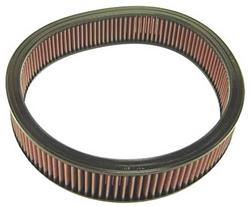 Air Filter Element, High-Flow, Oiled, Cotton Gauze, Red, Round, 14.00 in. Outside Diameter, 12.00 in. Inside Diameter, 2.81 in. Tall, Universal, Each