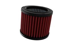 Air Filter Element, Filtercharger, Round, Cotton Gauze, Red, 4.375 in. Diameter, 3.313 in. Tall, Each