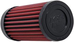 Air Filter Element, High-Flow, Oiled, Cotton Gauze, Red, Round, 3.50 in. OD, 1.88 in. ID, 7.13 in. Tall, Universal, Each