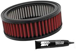 Air Filter Element, High-Flow, Oiled, Cotton Gauze, Red, Round, 7 in. OD, 5.5 in. ID, 2.25 in. Tall, Briggs&Stratton, Models, Each