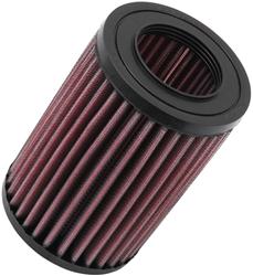 Air Filter Element, High-Flow, Oiled, Cotton Gauze, Red, Round, 3.50 in. OD, 2.00 in. ID, 5.50 in. Tall, Smart, 0.6L, 0.7L, 0.8L, Each