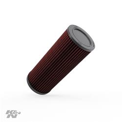 Air Filter Element, High-Flow, Oiled, Cotton Gauze, Red, Round, 5.31 in. Diameter, 13.25 in. Tall, Chevy, GMC, 1500, 2500, 3500, 4.3-6.0L, Each