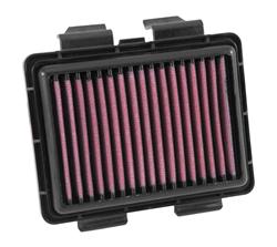 Air Filter Element, High-Flow, Oiled, Cotton Gauze, Red, 13.31 in. Long, 9.31 in. Wide, 1.5 in. Tall, for use on Honda®, CRF250L, Rally, Rebel, Each