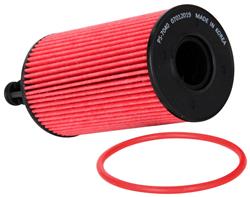 Oil Filter, Performance Gold, Cartridge, 6.59 in. Tall, 2.56 in. OD, Rubber Gasket, Mercedes-Benz, 3.0L, 3.5L, 4.7L, 5.5L, Each