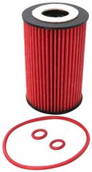 Oil Filter, Performance Gold, Cartridge, 4.00 in. Tall, 2.54 in. Diameter, Rubber Gasket, Audi, Volkswagen Each