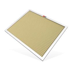 Air Filter Element, Reusable, Washable, HVAC, Synthetic, Tan, Rectangular, 16 in. Wide, 20 in. Long, 1 in. Thick, 11 MERV Rating, Each